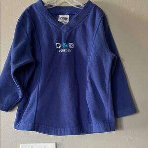 Vintage and OshKosh B'gosh Kids Blue Long Sleeve Fleece Shirt